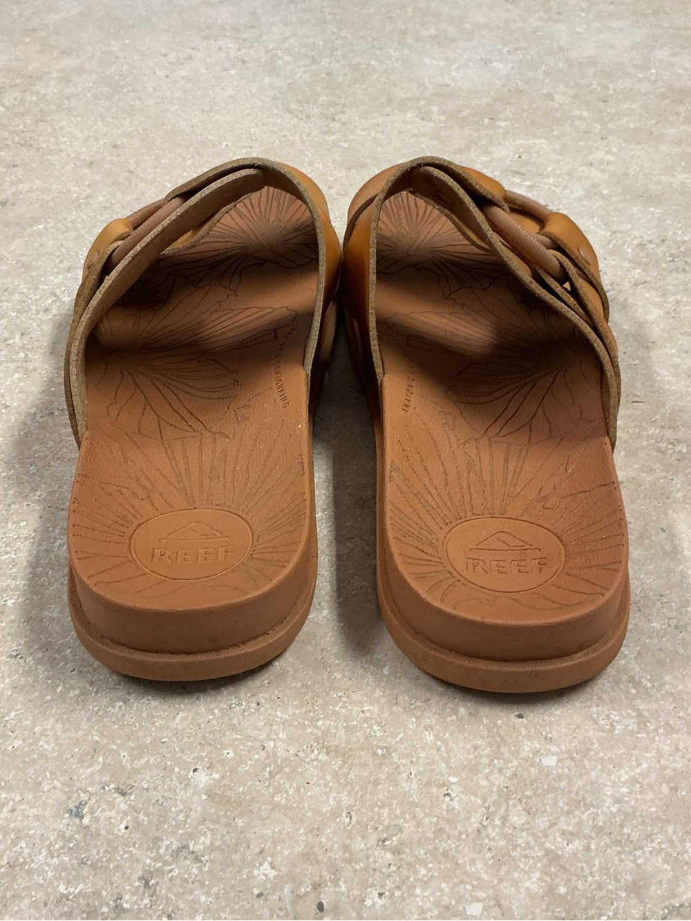 Reef Women’s SZ 8 Cushion Vera Cruz Slide Sandals In Natural Comfort Outdoors - Picture 6 of 10
